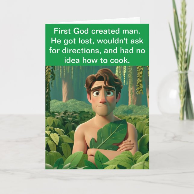 Tarjeta Festiva El diseño mejorado de Dios (Anverso)