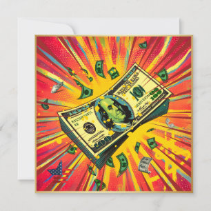 Tarjeta Festiva El Dólar Poderoso.