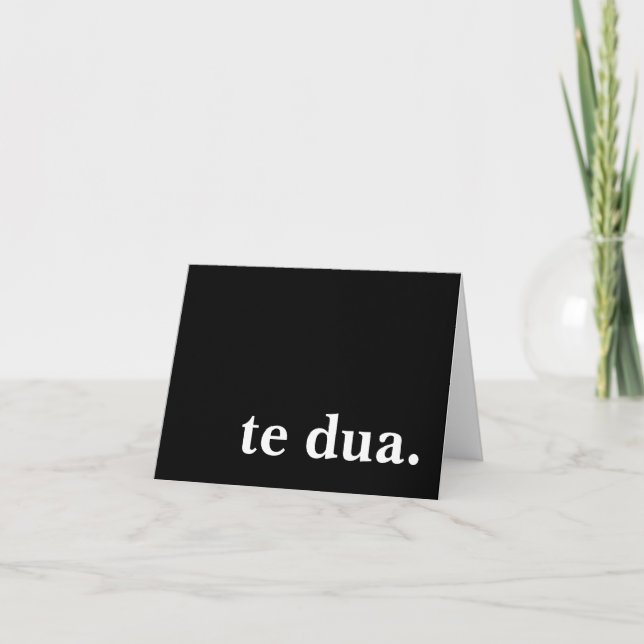 Tarjeta Festiva el dua. (Anverso)