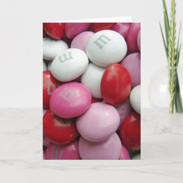 Tarjeta Festiva El dulce de San Valentín (Anverso)
