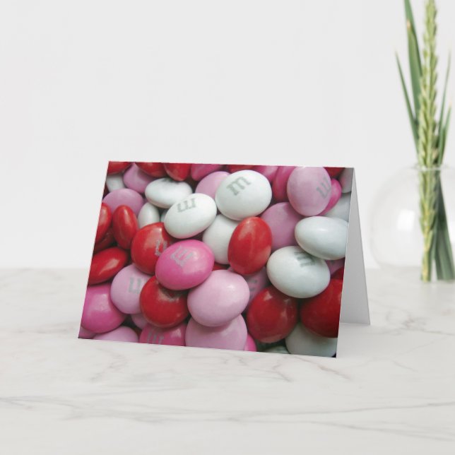Tarjeta Festiva El dulce de San Valentín (Anverso)