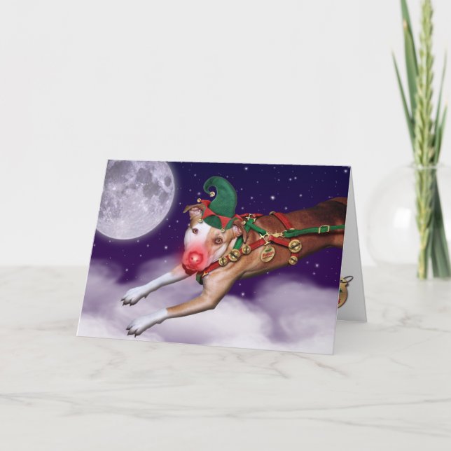 Tarjeta Festiva El empleado de Santa del mes (Anverso)