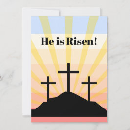 Tarjeta Festiva Él es Risen