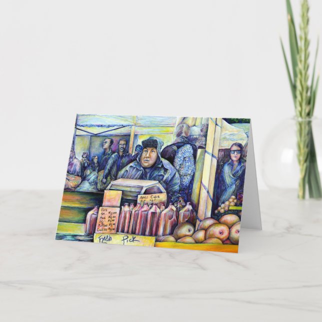 Tarjeta Festiva Él Escuchó, Lo Que Vi (Anverso)