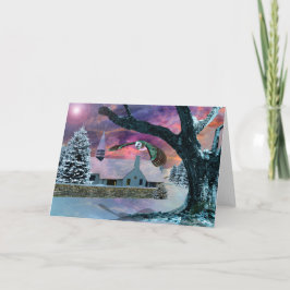 Tarjeta Festiva El espíritu de los Navidades