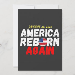 Tarjeta Festiva El estadounidense Maga renace de nuevo como presid