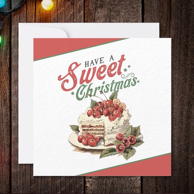 Tarjeta Festiva El estilo de la cosecha tiene un dulce pastel de N (Subido por el creador)