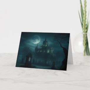 Tarjeta Festiva El experimento del castillo del Necromancer
