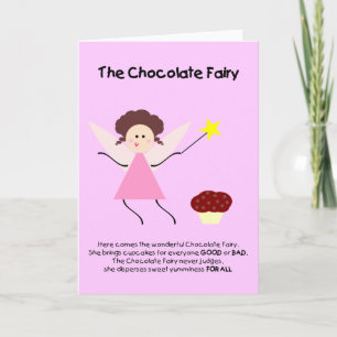 Tarjeta Festiva El hada del chocolate