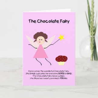 Tarjeta Festiva El hada del chocolate