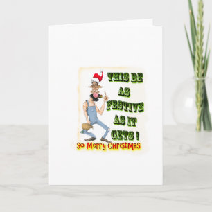 Tarjeta Festiva El Hillbilly festivo como él consigue