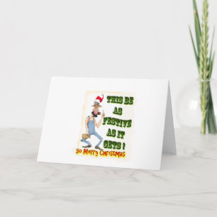 Tarjeta Festiva El Hillbilly festivo como él consigue