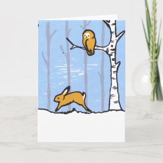 Tarjeta Festiva El invierno se acerca