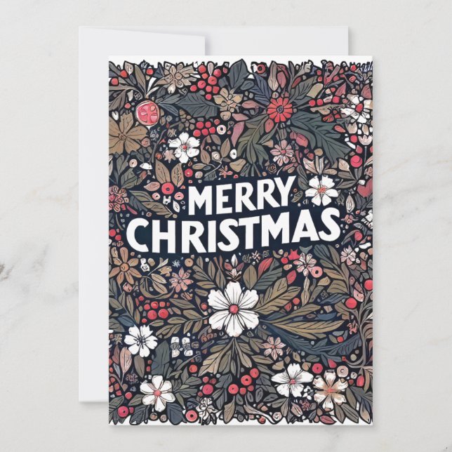 Tarjeta Festiva el jardín (Anverso)