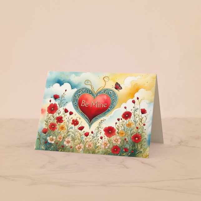 Tarjeta Festiva El jardín de amor (Subido por el creador)