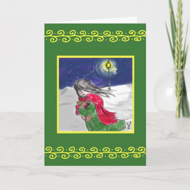 Tarjeta Festiva El Lamppost (Anverso)