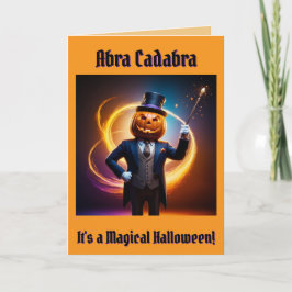 Tarjeta Festiva El Mágico Halloween de Sr. Calabaza (1)