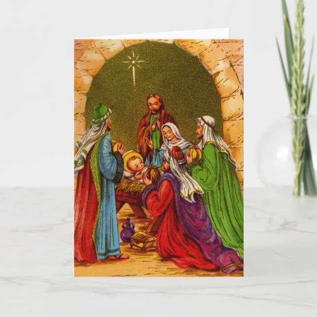 Tarjeta Festiva El Manger (Anverso)