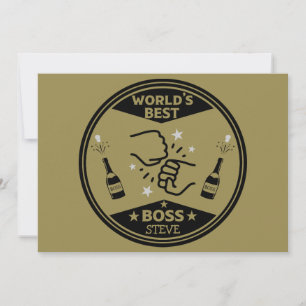 Tarjeta Festiva El mayor jefe del mundo
