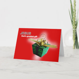 Tarjeta Festiva El mayor regalo de Dios