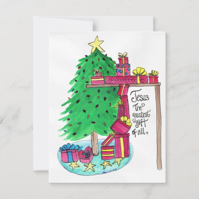 Tarjeta Festiva El mayor regalo de todos (Anverso)