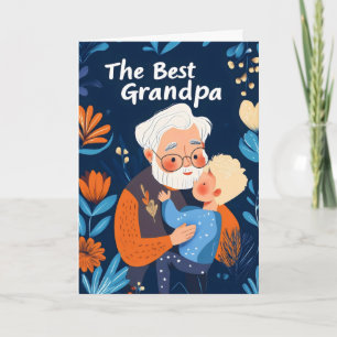 Tarjeta Festiva El Mejor Abuelo Abuelo Familia Lindo