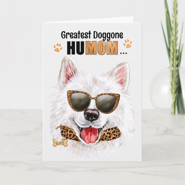 Tarjeta Festiva El mejor día de la madre de HuMOM (Anverso)