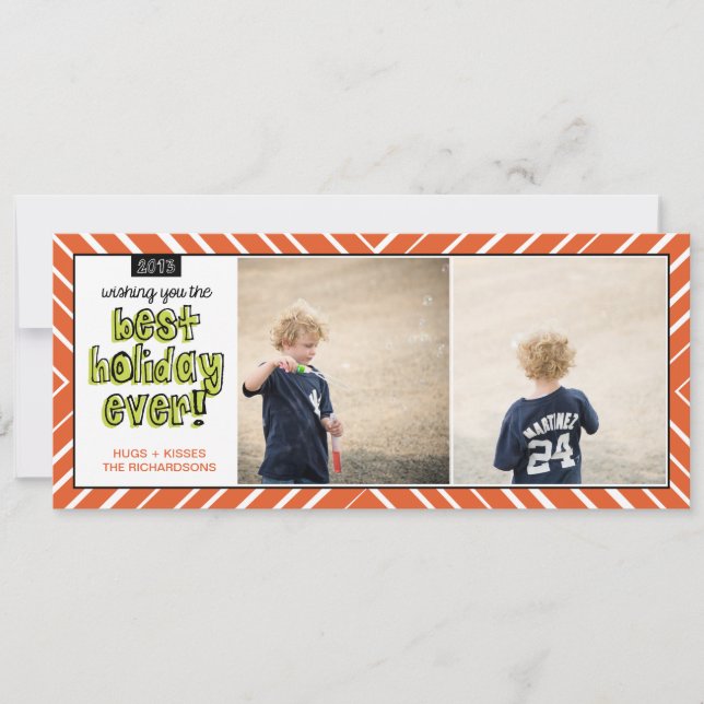 Tarjeta Festiva ¡El mejor feriado de la historia x2! (Anverso)