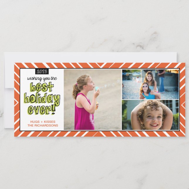 Tarjeta Festiva ¡El mejor feriado de la historia x3! (Anverso)