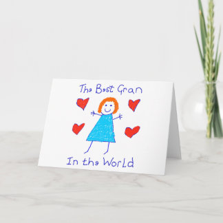 Tarjeta Festiva El mejor Gran en el mundo