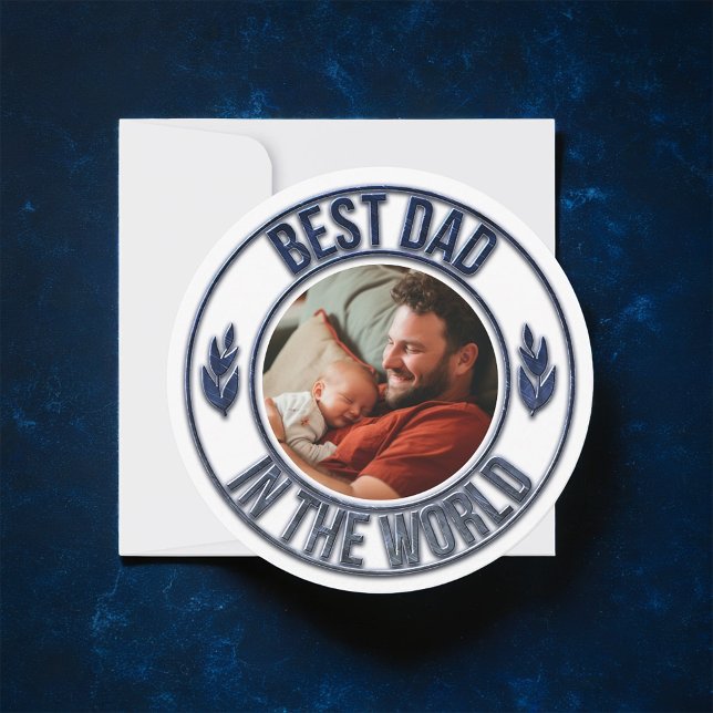 Tarjeta Festiva El mejor papá en el Día Mundial del Primer Padre (Subido por el creador)