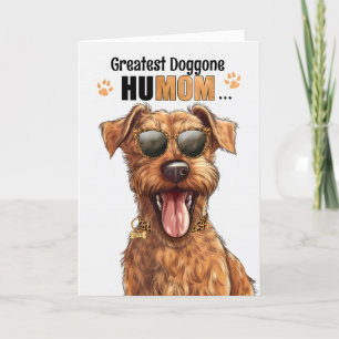 Tarjeta Festiva El mejor perro del territorio irlandés, el mejor d