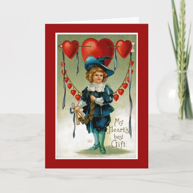 Tarjeta Festiva El mejor regalo de mi corazón (Anverso)