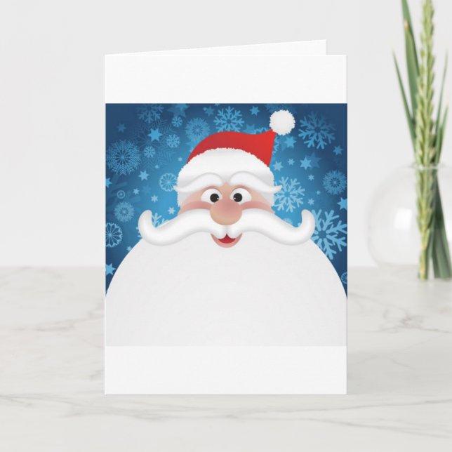Tarjeta Festiva El mejor Santa (Anverso)