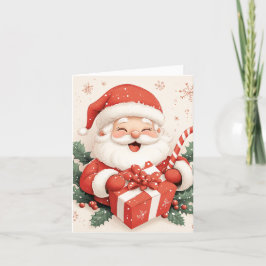 Tarjeta Festiva El momento de los cerezos de Santa