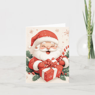 Tarjeta Festiva El momento de los cerezos de Santa