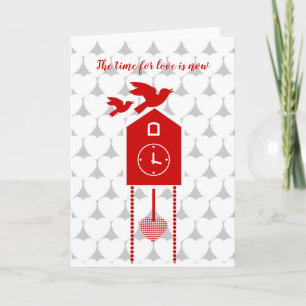 Tarjeta Festiva El momento del amor es ahora