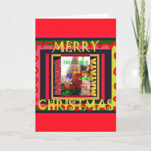 Tarjeta Festiva El mundo alrededor mío es feliz de tener tus color