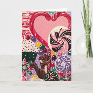 Tarjeta Festiva El mundo de Peppermint de la Sra. Elizabeth