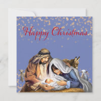 El Nacimiento con María, José y el Niño Jesús