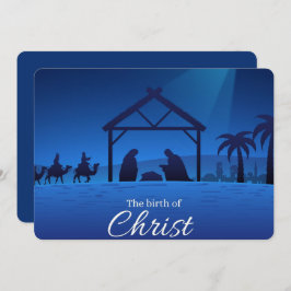 Tarjeta Festiva El nacimiento de Cristo