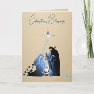 Tarjeta Festiva El nacimiento de Jesús Niño Felicitaciones de Navi