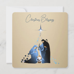 Tarjeta Festiva El nacimiento de Jesús Niño Felicitaciones de Navi