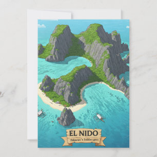 Tarjeta Festiva El Nido: la joya escondida de Palawan