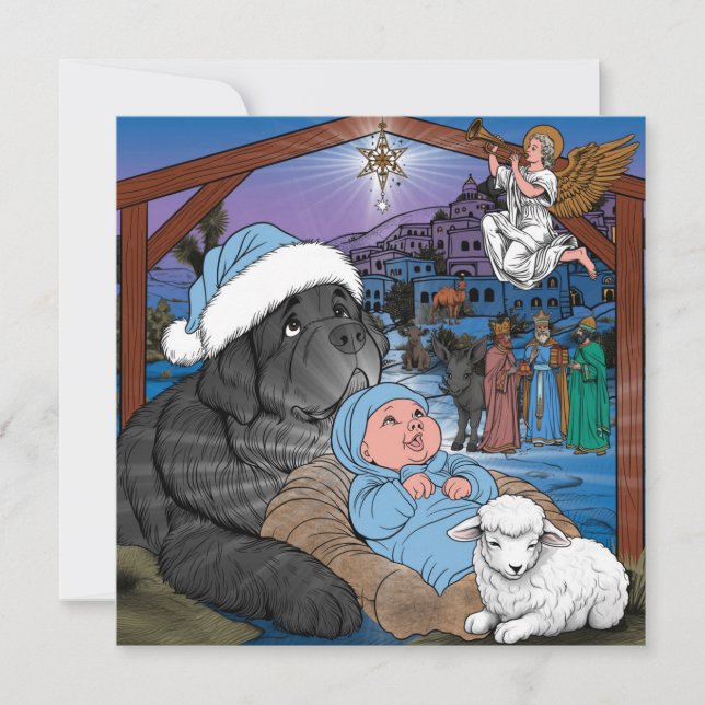 Tarjeta Festiva El Niño Jesús de Terranova (Anverso)