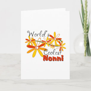 Tarjeta Festiva El nonni más rico del mundo floral
