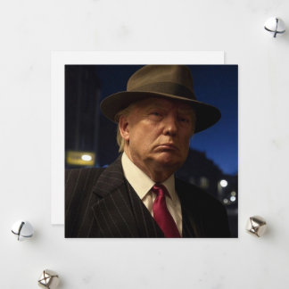 Tarjeta Festiva El padrino de América Don J. Trump