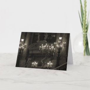Tarjeta Festiva El Palais Garnier París Francia