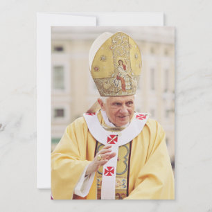 Tarjeta Festiva El Papa Benedicto XVI El Maestro de la Verdad