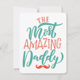 Tarjeta Festiva El papá más asombroso